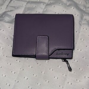 Purple Leather Wallet